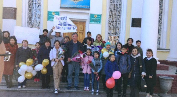 Қарағанды жеңімпаздарын қарсы алды 